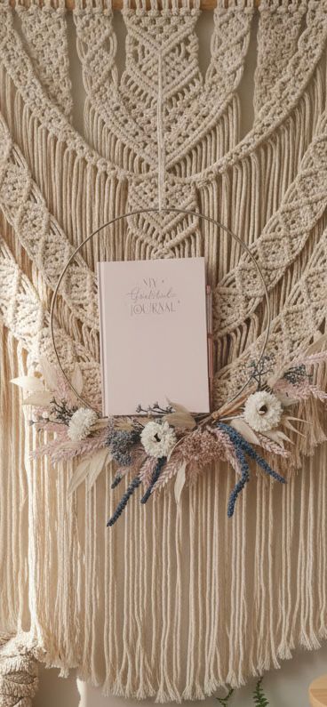 Gratitude journal and rose quartz pen